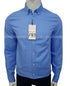 ZR Relaxed Fit Linen Blue Shirt