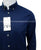 ZR Relaxed Fit Linen Navy Blue Shirt