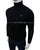 RL Black Slim Fit Merino Wool High Neck Sweater
