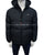 TH Black Puffer Jacket with Removable Hood