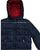 RL Kids Navy Blue Puffer Jacket with Removable Hood
