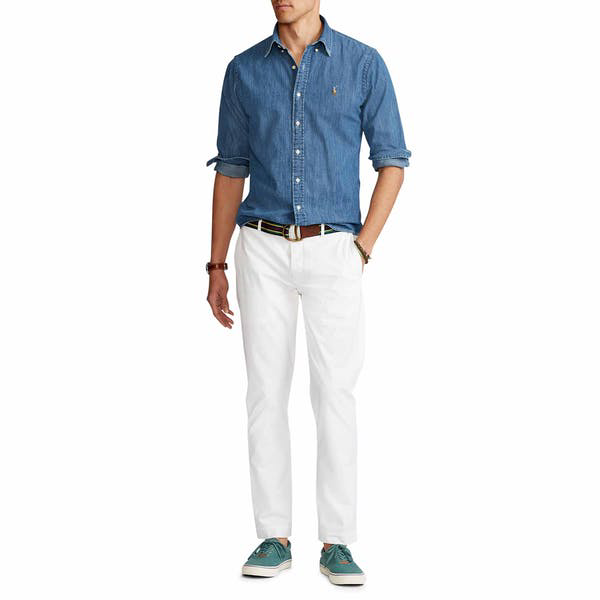 Ralph lauren classic fit denim shirt cheap