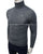 RL Grey Slim Fit Merino Wool High Neck Sweater