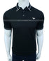 EA Tipped Collar Slim Fit Black Polo