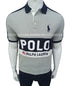 RL Classic Fit Front Print Grey Polo