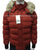 ZR Puffer Red Jacket with Removable Fur Hood (365)