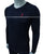 UPA V-Neck Cotton Navy Blue Sweater