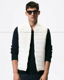 ZR Lightweight Sleeveless Beige Puffer Jacket (700) – Clothing Call - Your  Multi Brand Store.