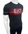 EA EA7 Slim Fit Grey with Maroon Banner Tshirt