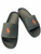 RL Cayson Olive Green Slide with Orange Logo