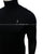 RL Black Slim Fit Merino Wool High Neck Sweater
