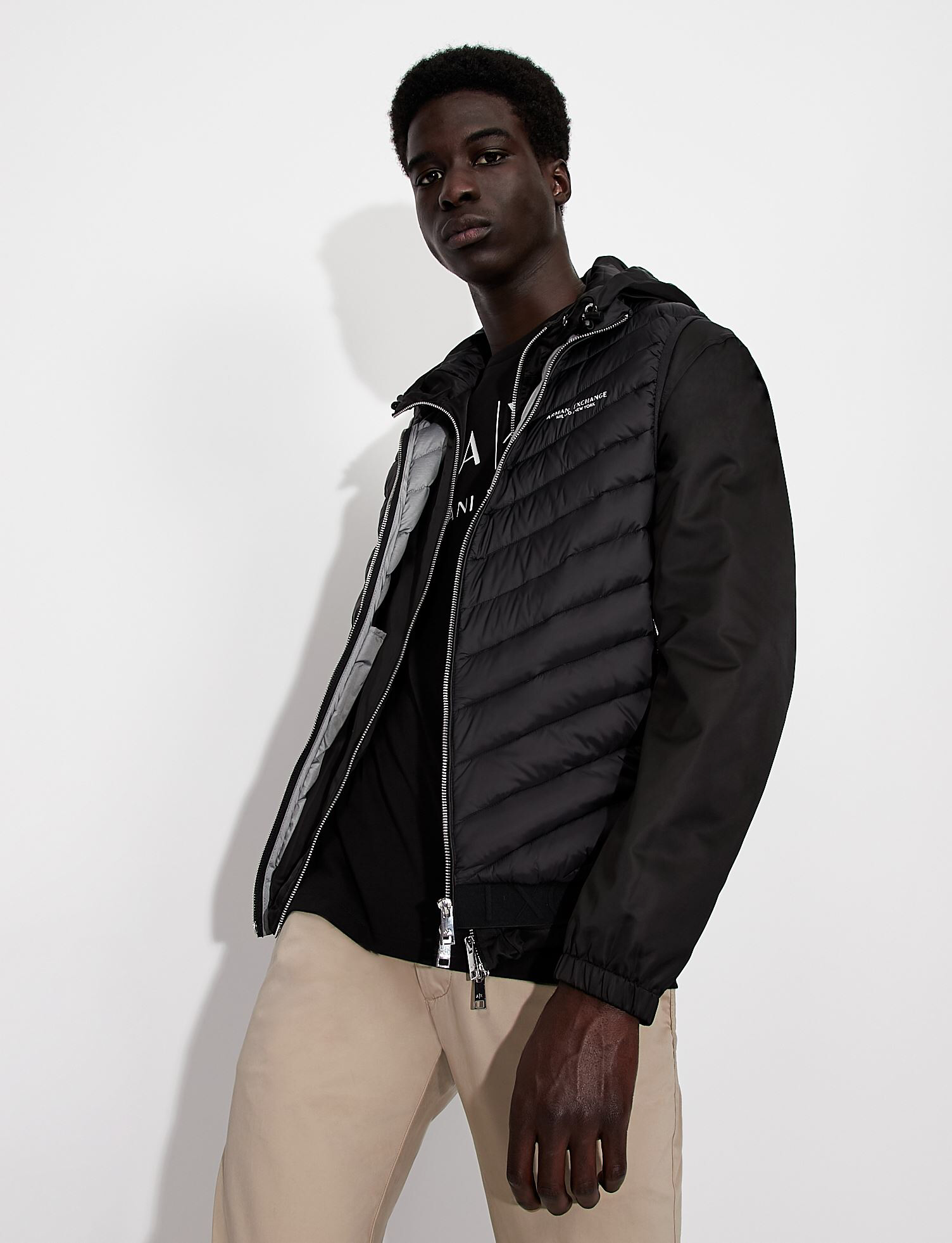 Black duck top down jacket