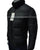 ZR Man Black Rubberized Puffer Fur Collar Jacket (330)