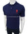 UPA Slim Fit Solid Navy Blue Polo