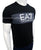 EA EA7 Slim Fit Black With Grey Banner Tshirt