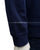 RL Navy Blue Double Knit Embossed Logo Hoodie