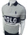 RL Classic Fit Front Print Grey Polo