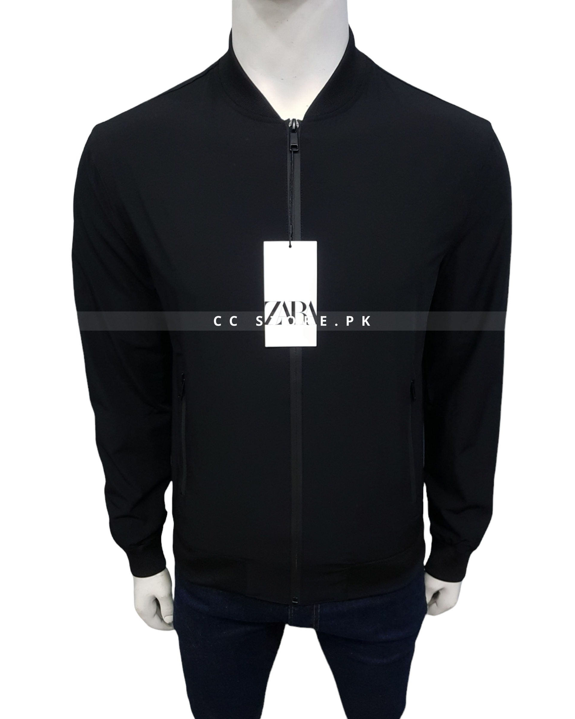 Long bomber jacket black online