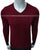UPA V-Neck Cotton Dark Red Sweater